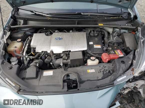 2017 Toyota Prius Two with VIN JTDKARFU5H3535288, listed as a Copart auction lot 50569585 with 235,252 mi miles and Salvage Title. Bid and sale history available at DreamBid. Image 12.