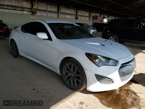 2013 Hyundai Genesis Coupe R-Spec with VIN KMHHT6KD3DU103713, listed as a Copart auction lot 52994445 with 127,696 mi miles and Clean title. Bid and sale history available at DreamBid. Image 4.
