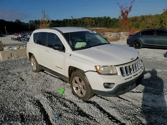 2012 Jeep Compass Latitude with VIN 1C4NJCEA2CD666392, listed as a Copart auction lot 77044444 with 175,283 mi miles and Salvage Title. Bid and sale history available at DreamBid. Image 12.