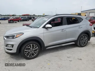 2020 Hyundai Tucson Ultimate with VIN KM8J3CAL1LU187005, listed as a Copart auction lot 59263605 with 48,153 mi miles and Salvage title. Bid and sale history available at DreamBid. Image 1.
