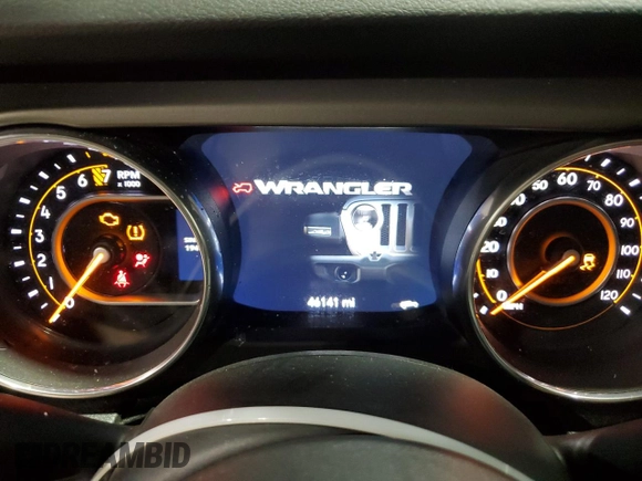 2018 Jeep Wrangler Unlimited Sport S z VIN 1C4HJXDG6JW133411, wystawiony jako Copart lot #82704734 z przebiegiem 46 141 mil mil oraz Szkoda całkowita • Salvage title. Historia ofert i sprzedaży dostępna na DreamBid. Obrazek 9.
