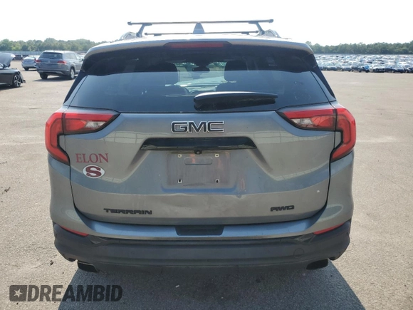 2020 GMC Terrain SLT with VIN 3GKALVEX5LL274496, listed as a Copart auction lot 63925475 with 117,439 mi miles and Salvage title. Bid and sale history available at DreamBid. Image 6.
