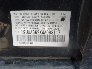 2004 Acura TL z VIN 19UUA662X4A063117, wystawiony jako IAAI lot #42149512 z przebiegiem 226 191 mil mil oraz . Historia ofert i sprzedaży dostępna na DreamBid. Obrazek 9.