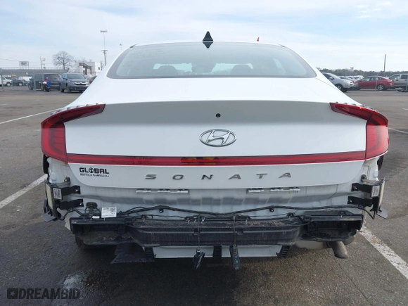 2022 Hyundai Sonata SE with VIN 5NPEG4JA9NH147654, listed as a IAAI auction lot 41466868 with 26,504 mi miles. Bid and sale history available at carsss.com. Image 16.