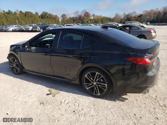 2025 Toyota Camry LE with VIN 4T1DAACK9SU050324, listed as a Copart auction lot 85305584 with 2,303 mi miles and Salvage Title. Bid and sale history available at carsss.com. Image 2.