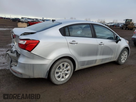 2016 Kia Rio LX with VIN KNADM4A30G6671355, listed as a Copart auction lot 48075515 with 98,168 mi miles and Salvage Title. Bid and sale history available at carsss.com. Image 3.
