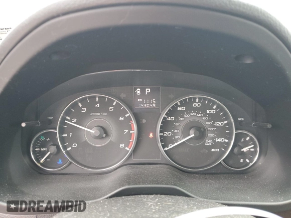 2012 Subaru Legacy Premium with VIN 4S3BMBC60C3019465, listed as a Copart auction lot 55465545 with 143,049 mi miles and Salvage Title. Bid and sale history available at DreamBid. Image 9.