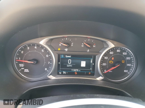 2018 GMC Terrain SLT with VIN 3GKALPEV1JL351016, listed as a Copart auction lot 44307305 with 113,375 mi miles and Salvage Title. Bid and sale history available at DreamBid. Image 9.