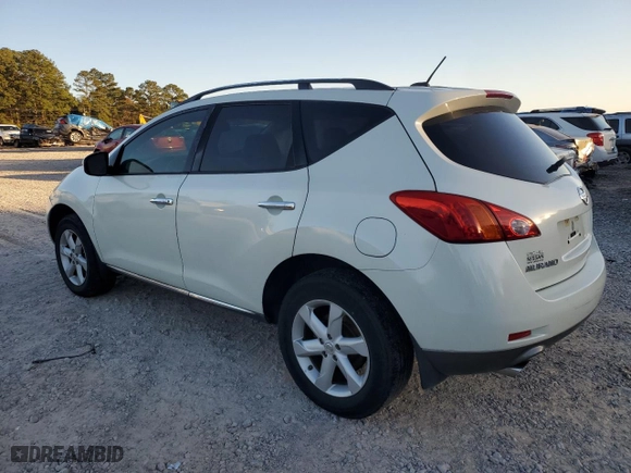 2009 Nissan Murano S with VIN JN8AZ18U19W019825, listed as a Copart auction lot 86984994 with 109,466 mi miles and Salvage Title. Bid and sale history available at carsss.com. Image 2.