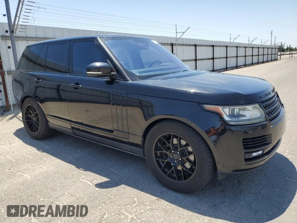 2016 Land Rover Range Rover with VIN SALGR2VF1GA278142, listed as a Copart auction lot 59816105 with 107,147 mi miles and Clean title. Bid and sale history available at DreamBid. Image 4.