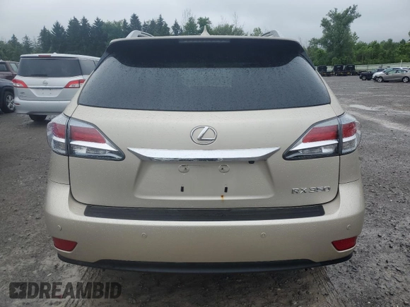 2015 Lexus RX 350 with VIN 2T2BK1BA9FC283796, listed as a Copart auction lot 62489825 with 104,372 mi miles and Salvage title. Bid and sale history available at DreamBid. Image 6.