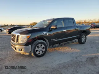 2017 Nissan Titan SV with VIN 1N6AA1EJ1HN532894, listed as a Copart auction lot 41624615 with 134,463 mi miles and Salvage Title. Bid and sale history available at DreamBid. Image 1.