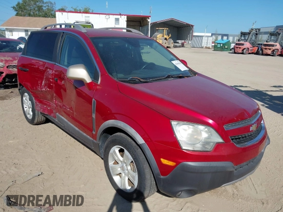 2013 Chevrolet Captiva Sport LS with VIN 3GNAL2EK5DS633164, listed as a IAAI auction lot 42065054 with 181,701 mi miles and . Bid and sale history available at carsss.com. Image 1.