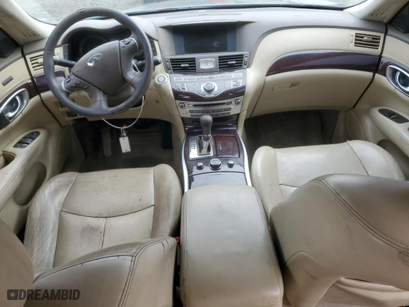 2012 Infiniti M37 with VIN JN1BY1AP1CM335156, listed as a Copart auction lot 45596745 with 204,092 mi miles and Salvage Title. Bid and sale history available at carsss.com. Image 8.