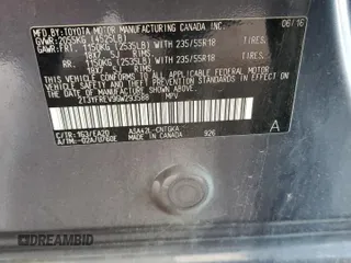 2016 Toyota RAV4 Limited z VIN 2T3YFREV9GW293588, wystawiony jako Copart lot #59593795 z przebiegiem 92 102 mil mil oraz Szkoda całkowita • Salvage title. Historia ofert i sprzedaży dostępna na DreamBid. Obrazek 13.