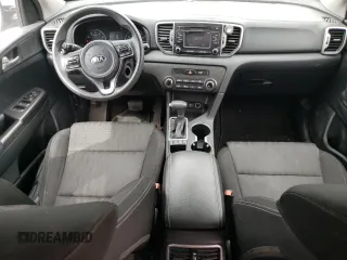 2017 Kia Sportage LX with VIN KNDPMCAC7H7117073, listed as a Copart auction lot 55851145 with 93,347 mi miles and Salvage Title. Bid and sale history available at carsss.com. Image 8.