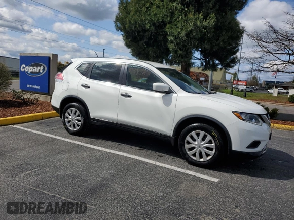 2016 Nissan Rogue S with VIN JN8AT2MV9GW142355, listed as a Copart auction lot 51683685 with 172,861 mi miles and Clean Title. Bid and sale history available at carsss.com. Image 4.