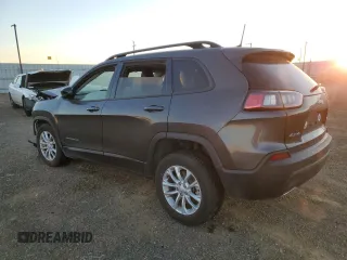 2022 Jeep Cherokee Latitude Lux with VIN 1C4PJMMN1ND535833, listed as a Copart auction lot 80052434 with 19,625 mi miles and Salvage title. Bid and sale history available at DreamBid. Image 2.