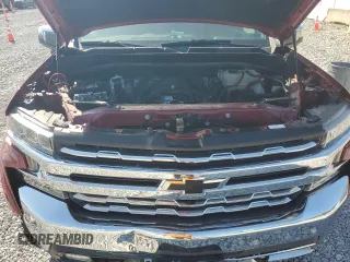 2020 Chevrolet Silverado 1500 LTZ with VIN 1GCUYGEL6LZ104384, listed as a Copart auction lot 74450304 with 76,305 mi miles and Salvage Title. Bid and sale history available at DreamBid. Image 12.