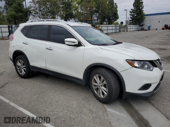 2016 Nissan Rogue SV with VIN KNMAT2MT5GP695511, listed as a Copart auction lot 53560245 with 165,771 mi miles and Salvage Title. Bid and sale history available at carsss.com. Image 4.