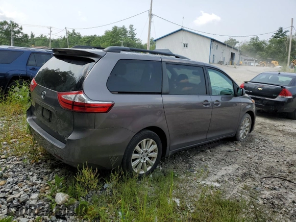 2016 Toyota Sienna LE with VIN 5TDJK3DC3GS134674, listed as a Copart auction lot 67357104 with 105,079 mi miles and Salvage Title. Bid and sale history available at carsss.com. Image 3.