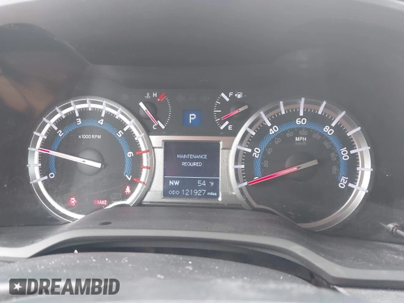 2017 Toyota 4Runner SR5 with VIN JTEBU5JR3H5433541, listed as a IAAI auction lot 42041837 with 121,927 mi miles and . Bid and sale history available at DreamBid. Image 7.