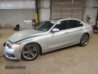 2017 BMW 3 Series 330i xDrive with VIN WBA8D9G33HNU64469, listed as a Copart auction lot 52590245 with 76,194 mi miles and Salvage Title. Bid and sale history available at carsss.com. Image 1.