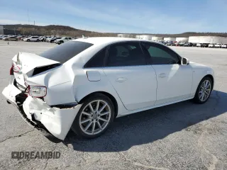 2015 Audi A4 Premium Plus with VIN WAUFFAFL2FN025314, listed as a Copart auction lot 50337625 with 61,014 mi miles and Salvage Title. Bid and sale history available at carsss.com. Image 3.