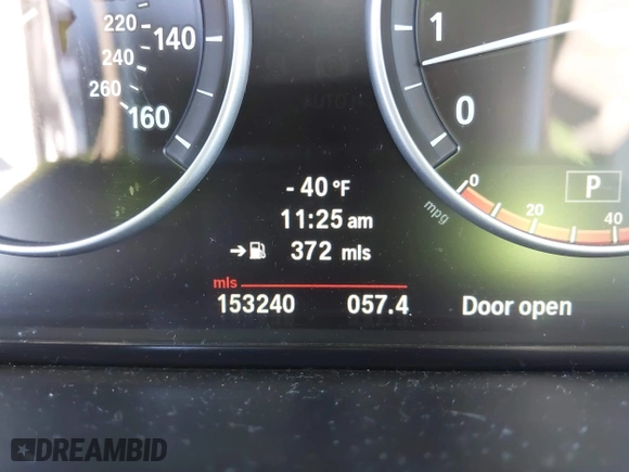 2011 BMW X3 28i with VIN 5UXWX5C50BL707917, listed as a IAAI auction lot 41740355 with 153,240 mi miles. Bid and sale history available at carsss.com. Image 7.