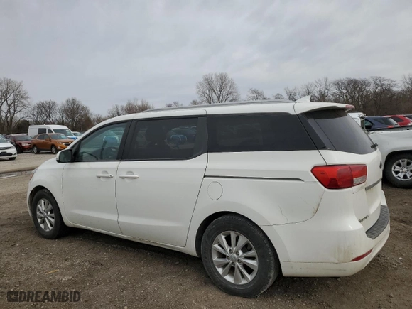 2015 Kia Sedona LX with VIN KNDMB5C10F6066051, listed as a Copart auction lot 49844445 with NaN miles and Clean Title. Bid and sale history available at carsss.com. Image 2.