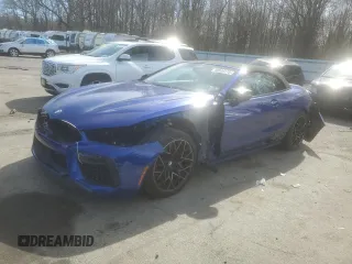 2024 BMW M8 Competition with VIN WBSDZ0C04RCR21242, listed as a Copart auction lot 49249175 with 5,071 mi miles and Salvage Title. Bid and sale history available at carsss.com. Image 1.