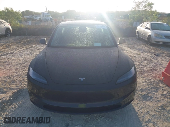 2025 Tesla Model 3 Long Range with VIN 5YJ3E1EAXSF974949, listed as a IAAI auction lot 41934237 with 260 mi miles and . Bid and sale history available at carsss.com. Image 12.