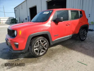 2021 Jeep Renegade Jeepster z VIN ZACNJCAB2MPM71178, wystawiony jako Copart lot #47552355 z przebiegiem 18 210 mil mil oraz Szkoda całkowita • Salvage title. Historia ofert i sprzedaży dostępna na DreamBid. Obrazek 1.