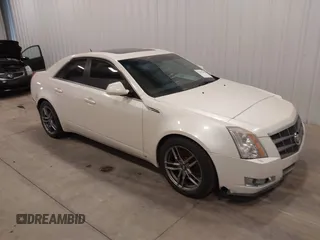 2008 Cadillac CTS AWD w/1SB with VIN 1G6DT57V880142764, listed as a IAAI auction lot 42037968 with 141,208 mi miles. Bid and sale history available at carsss.com. Image 1.