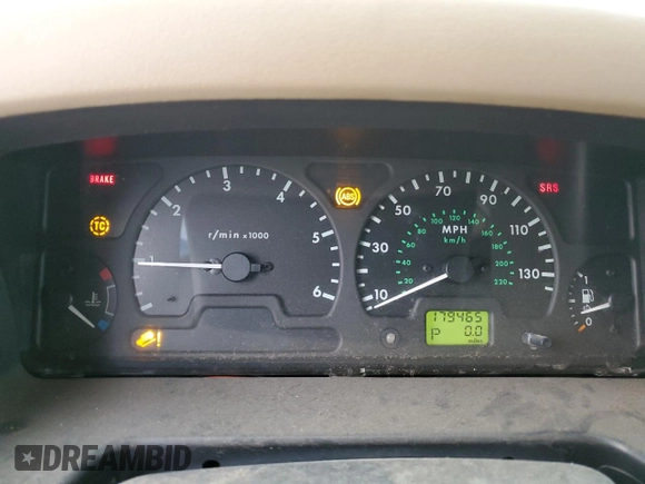 2000 Land Rover Discovery Cloth z VIN SALTY1247YA236168, wystawiony jako Copart lot #84413524 z przebiegiem 179 465 mil mil oraz Szkoda całkowita • Salvage title. Historia ofert i sprzedaży dostępna na DreamBid. Obrazek 9.