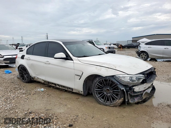 2015 BMW M3 with VIN WBS3C9C53FP804852, listed as a Copart auction lot 60837835 with Not provided miles and Salvage title. Bid and sale history available at DreamBid. Image 4.