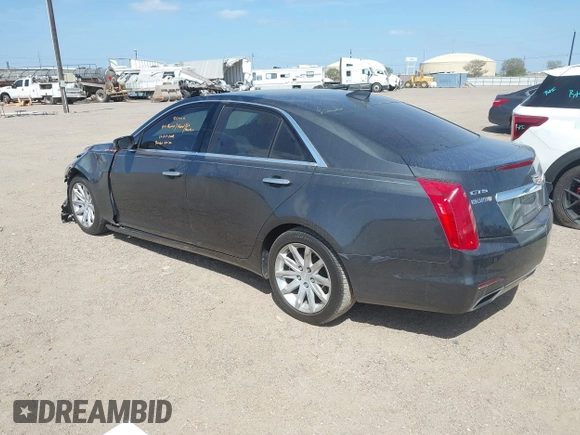 2016 Cadillac CTS Sedan Luxury Collection RWD with VIN 1G6AR5SXXG0101948, listed as a IAAI auction lot 41824836 with 91,225 mi miles. Bid and sale history available at carsss.com. Image 3.