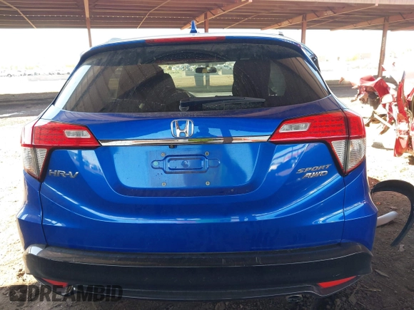 2022 Honda HR-V Sport with VIN 3CZRU6H16NM710451, listed as a IAAI auction lot 41861421 with 39,701 mi miles. Bid and sale history available at carsss.com. Image 16.