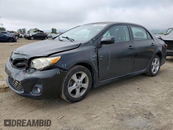 2011 Toyota Corolla L with VIN 2T1BU4EE8BC676231, listed as a Copart auction lot 53930455 with 96,746 mi miles and Salvage Title. Bid and sale history available at carsss.com. Image 1.