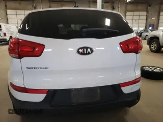 2015 Kia Sportage LX with VIN KNDPBCAC7F7772711, listed as a Copart auction lot 55059185 with 78,387 mi miles and Salvage Title. Bid and sale history available at carsss.com. Image 6.