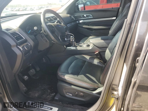 2018 Ford Explorer Sport with VIN 1FM5K8GT0JGB41704, listed as a Copart auction lot 50730935 with 92,621 mi miles and Salvage Title. Bid and sale history available at DreamBid. Image 7.