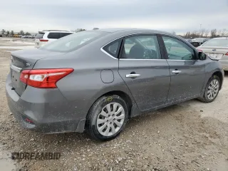 2017 Nissan Sentra SV with VIN 3N1AB7APXHL648420, listed as a Copart auction lot 46374755 with 150,746 mi miles and Salvage Title. Bid and sale history available at carsss.com. Image 3.