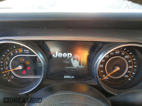 2023 Jeep Gladiator Willys z VIN 1C6HJTAG0PL561098, wystawiony jako Copart lot #51646485 z przebiegiem 20 554 mil mil oraz Szkoda całkowita • Salvage title. Historia ofert i sprzedaży dostępna na DreamBid. Obrazek 9.