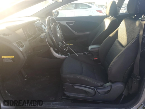 2014 Hyundai Elantra Coupe with VIN KMHDH6AH4EU029370, listed as a Copart auction lot 86693434 with 117,175 mi miles and Salvage Title. Bid and sale history available at carsss.com. Image 7.