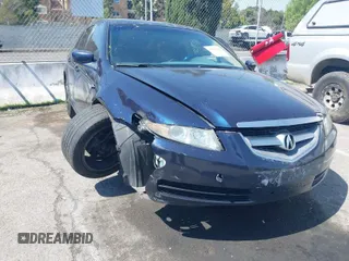 2005 Acura TL with VIN 19UUA66285A082010, listed as a IAAI auction lot 41860738 with 164,023 mi miles. Bid and sale history available at carsss.com. Image 1.