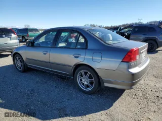 2005 Honda Civic Sdn LX SSRS with VIN 2HGES16695H561075, listed as a Copart auction lot 47610555 with 219,495 mi miles and Salvage Title. Bid and sale history available at carsss.com. Image 2.