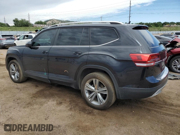 2019 Volkswagen Atlas SE z VIN 1V2UR2CA7KC559858, wystawiony jako Copart lot #62928755 z przebiegiem 104 142 mil mil oraz Szkoda całkowita • Salvage title. Historia ofert i sprzedaży dostępna na DreamBid. Obrazek 2.