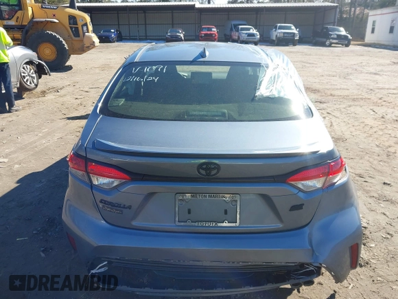 2022 Toyota Corolla SE with VIN JTDS4MCEXN3501091, listed as a IAAI auction lot 41312946 with 36,000 mi miles. Bid and sale history available at carsss.com. Image 16.