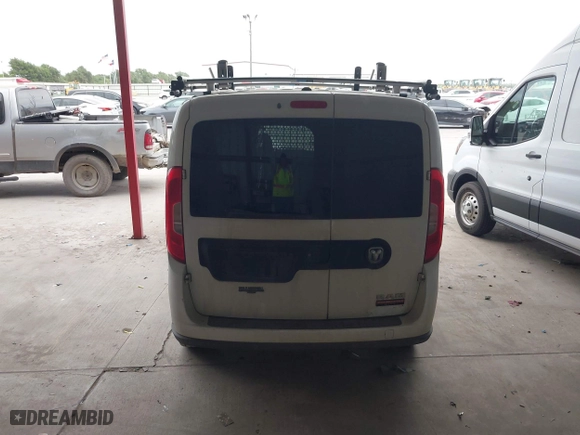 2017 Ram ProMaster City Cargo Van Tradesman SLT with VIN ZFBERFBB4H6G82456, listed as a IAAI auction lot 41700258 with 101,386 mi miles. Bid and sale history available at carsss.com. Image 16.