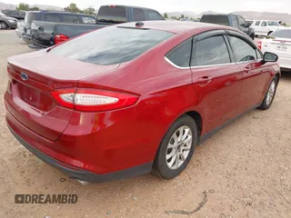 2015 Ford Fusion S with VIN 3FA6P0G76FR181967, listed as a IAAI auction lot 41981011 with 78,899 mi miles. Bid and sale history available at carsss.com. Image 4.